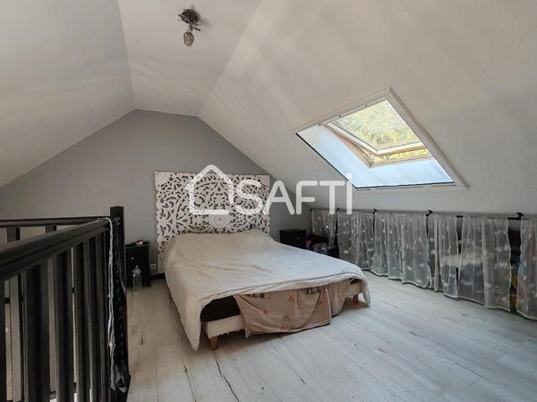 Maison de 80M2 environ, 4 pièces, terrain de 744m2