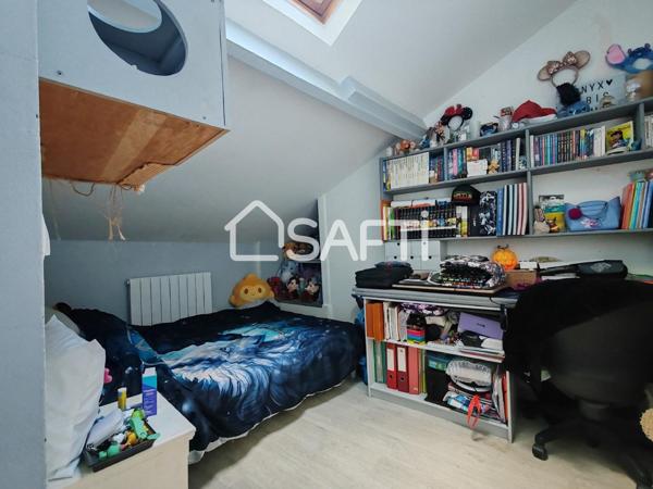 Maison de 80M2 environ, 4 pièces, terrain de 744m2