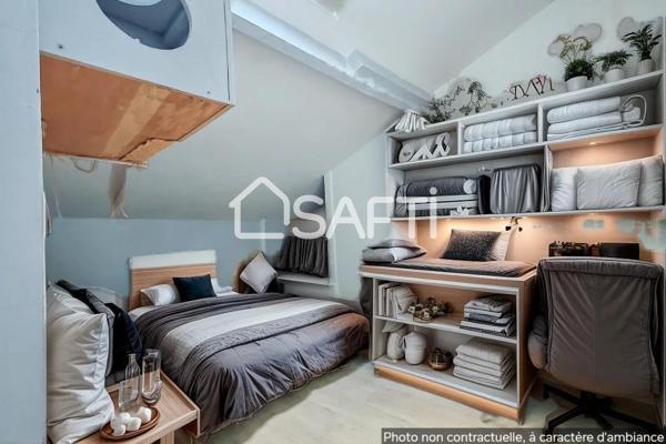 Maison de 80M2 environ, 4 pièces, terrain de 744m2