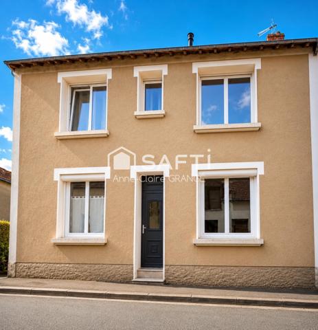 Coup de coeur à Conlie : Posez vos valises dans cette maison de ville T4 rénovée avec garage, jardin et potager
