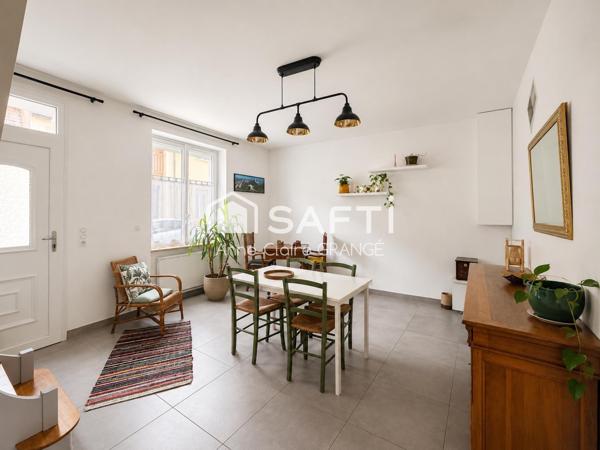 Coup de coeur à Conlie : Posez vos valises dans cette maison de ville T4 rénovée avec garage, jardin et potager