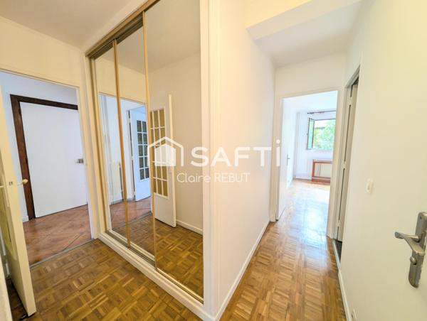 Beau F3, 61m2 en rez de jardin secteur Sévigné