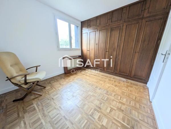Beau F3, 61m2 en rez de jardin secteur Sévigné