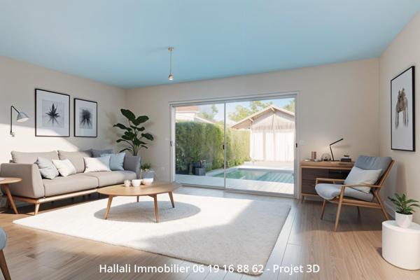 Hyper centre, maison 85 m², 3 ch + jardin+ abri