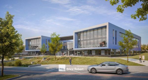 Bureaux neufs à vendre ou à louer à Limonest avec terrasse privative