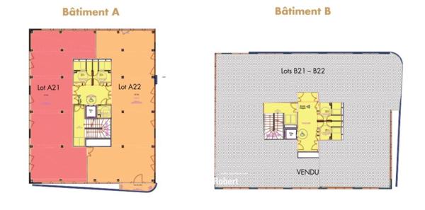 Bureaux neufs à vendre ou à louer à Limonest avec terrasse privative