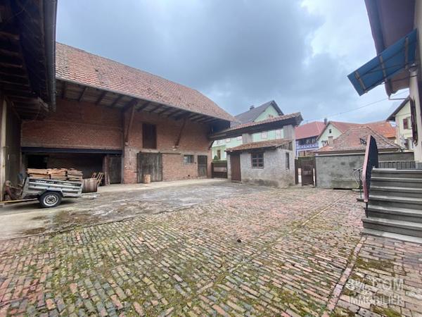 3%.COM Corps de ferme à rénover avec 300m2 de dépendance Duntzenheim (67270)