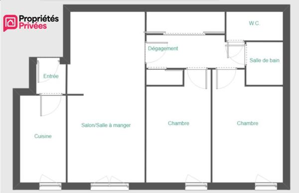 Appartement  3 pièce(s) 64.78 m2 Noisy le Grand (93160)