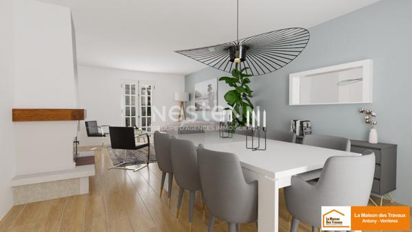 MASSY - Quartier résidentiel de Villaine - Maison de 1983  d'une superficie de 98,5 m² sur terrain de 274m²