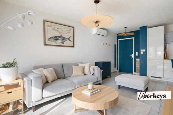 T3 récent avec terrasse traversante & parking – DPE A – Résidence sécurisée