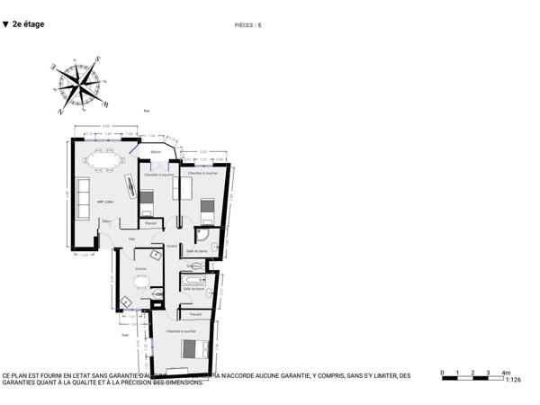 Appartement 4 pièces - 92 m²