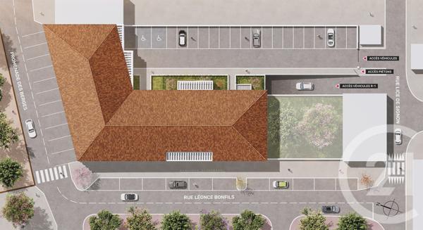 Appartement F2 à vendre  2 pièces - 43,44 m2 BRIGNOLES - 83