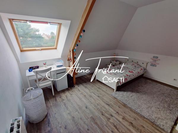 Maison 125m2 - 4 chambres - 1 bureau - 1000m2 de terrain