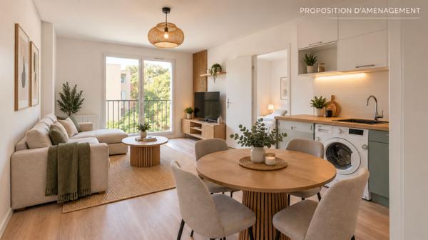 Appartement Roissy En Brie 2 pièce(s) 37.66 m2