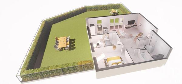 Appartement à vendre 3 pièces 64 m² Antibes