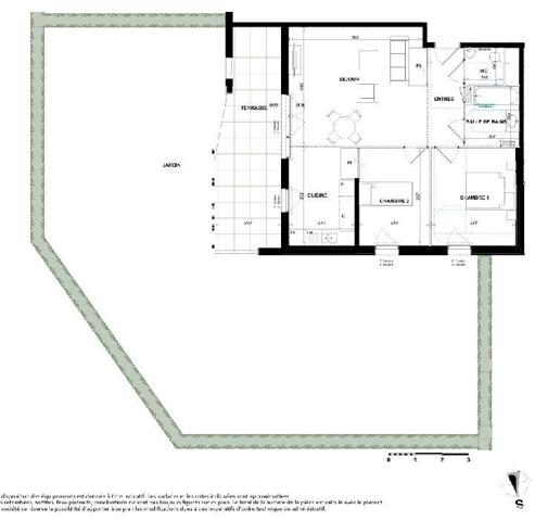 Appartement à vendre 3 pièces 64 m² Antibes