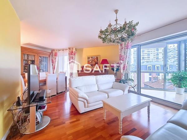 Appartement familial de 121m² avec double parking et cave