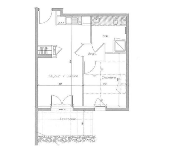 Appartement 2 pièces                                        - 44800 Saint-Herblain Réf : 12265