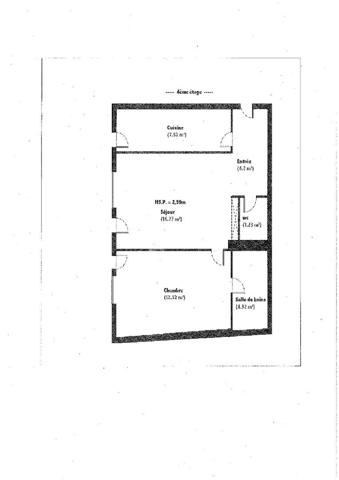 75011 - Cirque d'Hiver - Marché des enfants rouge - 2 Pièces (47 m²)