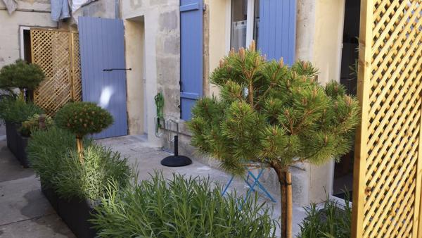 Appartement meublé T2 au coeur de Rochefort avec cour privative