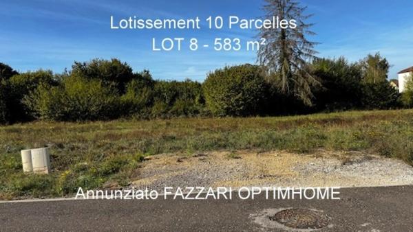Stenay 55700 terrain à bâtir viabilisé 737 m² Lot n° 4   |   Lotissement Les Vergers   |   37 165 € honoraires inclus
