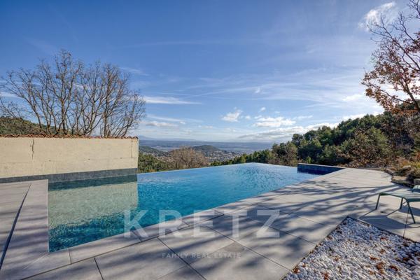 -Exclusivité- Maison d’architecte avec piscine à débordement – Manosque