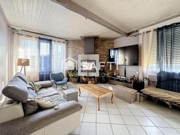 Maison en brique de 150m2 avec garage et dépendances