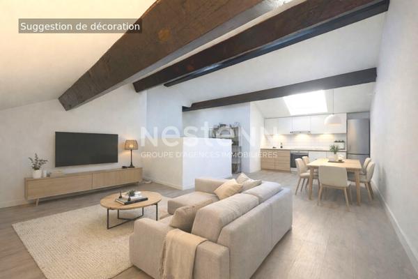 Appartement 3 pièces 2 chambres avec jardin de 35 m² au coeur Centre ville de La Crau