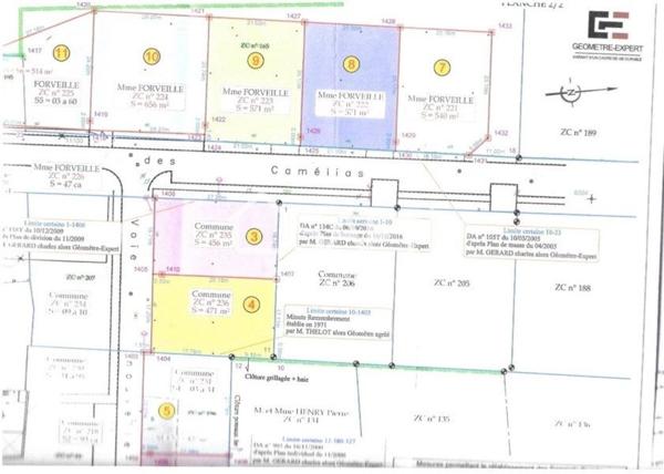 Terrain à bâtir, 571 m2, centre bourg