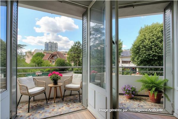 Appartement Chambery 3 pièces 68 m2 avec balcons et cave