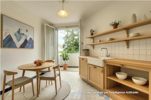 Appartement Chambery 3 pièces 68 m2 avec balcons et cave
