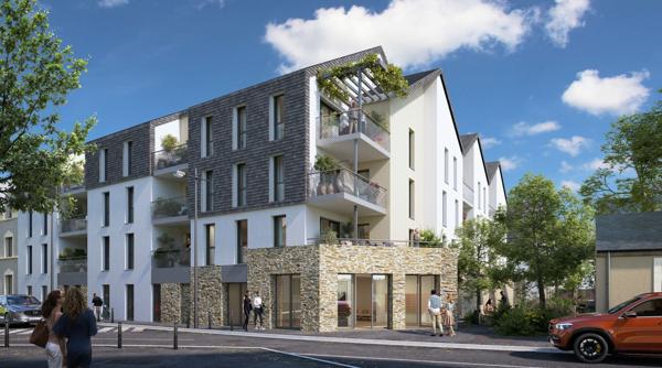 Appartement neuf T4 de 88 m² dernier étage terrasse à proximité des bords de la Loire