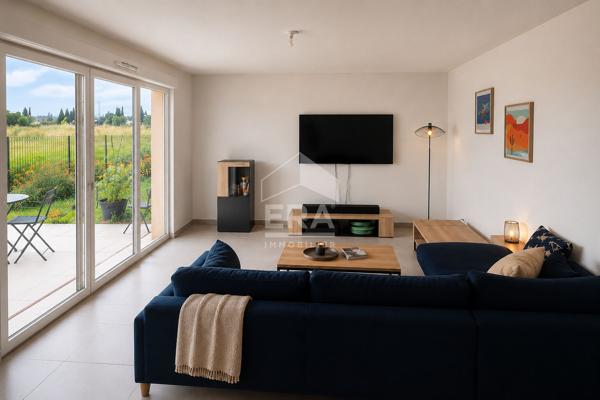 Appartement  T3 avec jardin dans résidence sécurisé avec piscine.