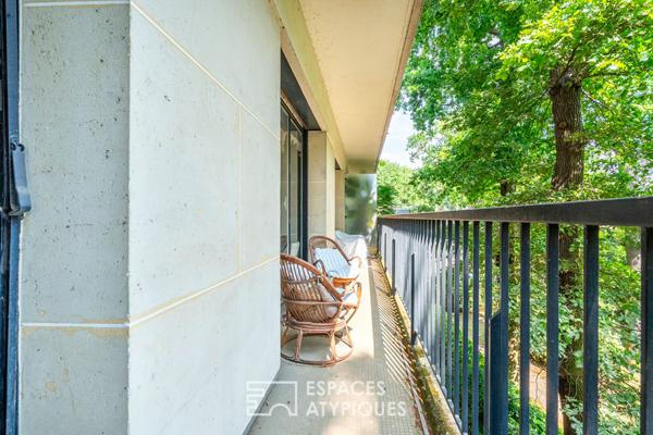 Appartement avec balcon à l’orée du bois de Vincennes