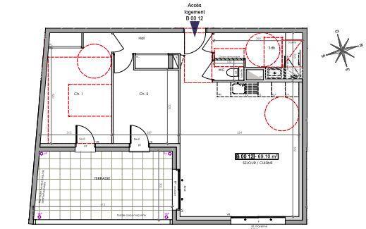 Appartement à vendre 3 pièces 69 m² Claix