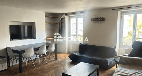 Location Appartement meublé 3 pièces 66.58 m² - Paris 75018