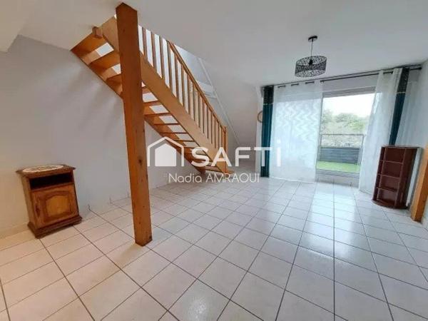 Duplex de 66 m² en hyper centre de PLOEREN