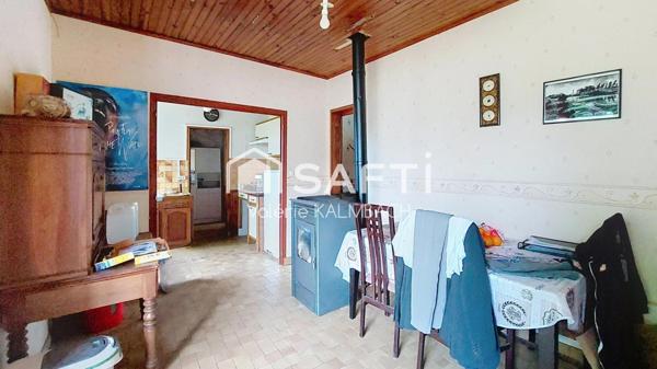 Ensemble immobilier 2 maisons, 2 garages, jardin