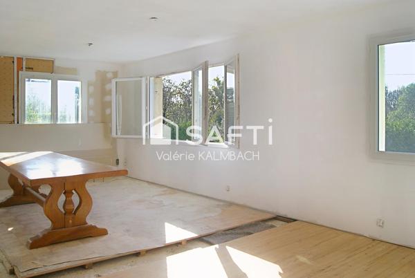 Ensemble immobilier 2 maisons, 2 garages, jardin