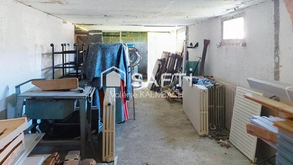 Ensemble immobilier 2 maisons, 2 garages, jardin