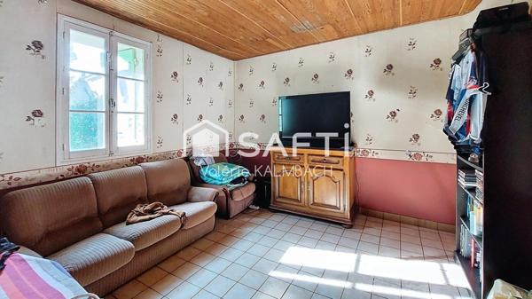 Ensemble immobilier 2 maisons, 2 garages, jardin