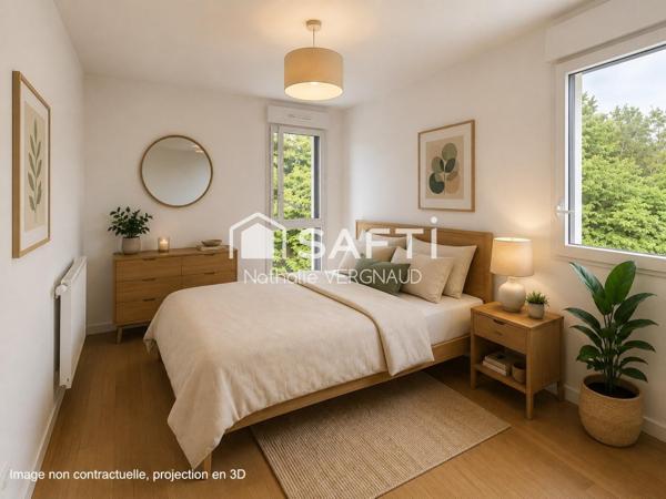 APPARTEMENT 2P LUMINEUX AVEC BALCON