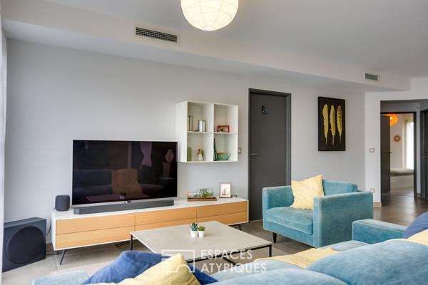 Villa contemporaine aux lignes épurées avec piscine