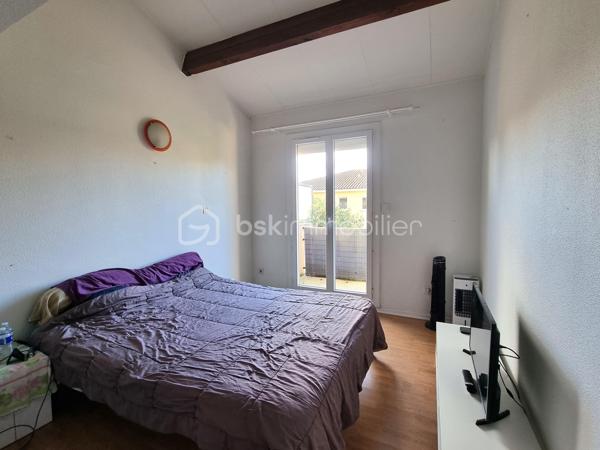Dans le quartier Saint Simon, à proximité du Centre Commercial de Diane situé à Cugnaux, venez découvrir cet appartement type maisonnette en triplex.
Au sein d'une petite copropriété arborée et au calme, vous serez sous le charme de ce cocon d'une superficie habitable de près de 73 m2 (61 m2 en loi Carrez).
Entourée de verdure, vous pousserez la porte d'entrée sur un rez-de-chaussée avec cuisine ouverte sur un salon/salle à manger donnant accès à une terrasse ombragée.
Au 1er étage, vous retrouverez deux chambres dont une s'ouvrant sur un grand balcon, ainsi qu'une salle de bain et des WC indépendants.
Enfin, le dernier étage vous offre une chambre mansardée.
Chauffage au gaz individuel.
Une place de parking et un cellier complètent l'ensemble.
La copropriété étant gérée par un syndic coopératif, les charges sont faibles : 63 € par mois.
A découvrir...