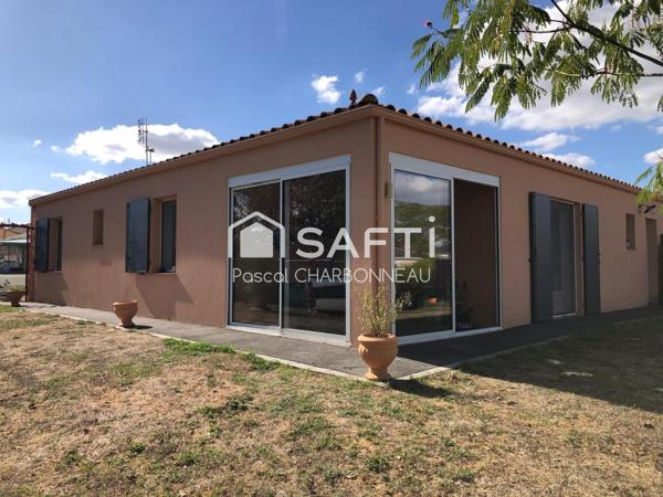 PLAIN PIED 3 CHAMBRES GARAGE CARRELE ASSAINNISSEMENT COLLECTIF