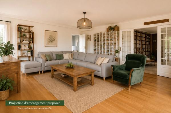 Toulouse Soupetard – Appartement familial T6 de 173 m² avec terrasse, piscine, jardin et garage