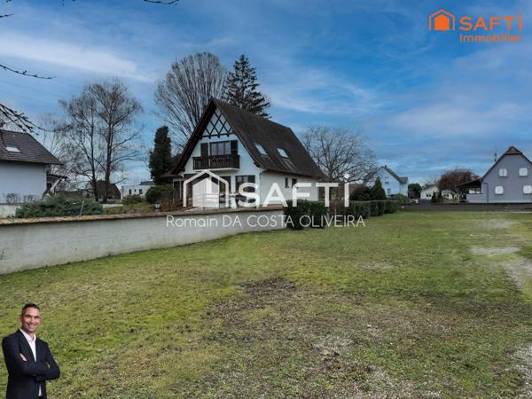 Joli terrain constructible de 7,53 ares, libre de constructeur et hors lotissement !