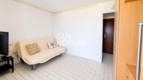 Studio meublé avec balcon et vue mer à Canet Sud - Septembre a Juin