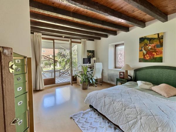 Divonne-les-Bains (01220) Corps de ferme - Prestige, jardin et piscine