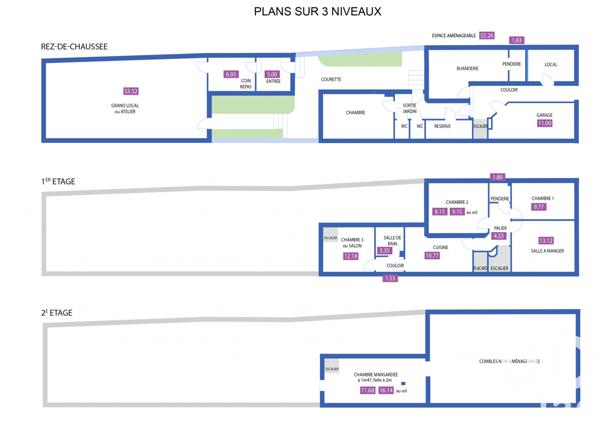 Maison à vendre 8 pièces 76 m² Montreuil